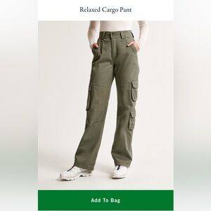 A&F Relaxed Cargo Pants - curve love